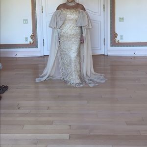 Costume made elegant gown